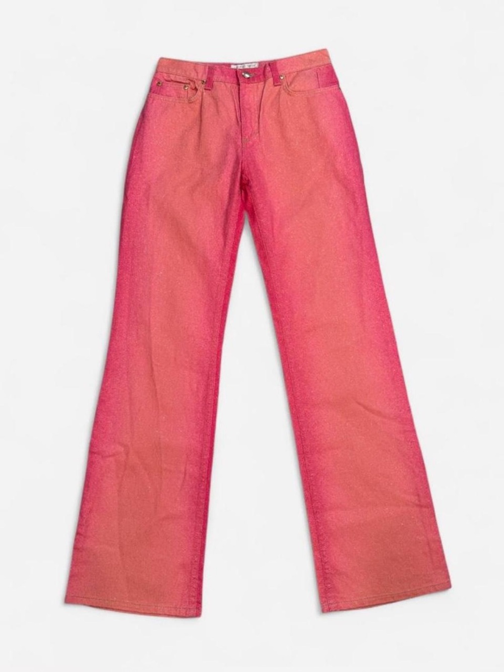 Roberto Cavalli Pink Loose-Leg Jeans